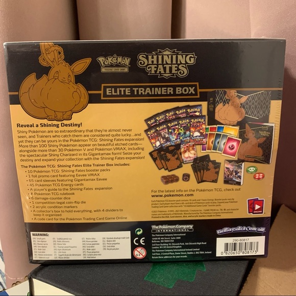SEALED NEW Pokémon Shining Fates Elite Trainer Box - Picture 2 of 7